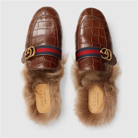 gucci slippers mens|princetown slippers Gucci men's.